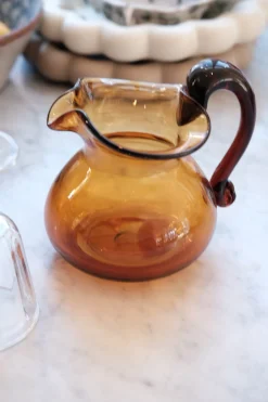 Mundblæst Glaskande • Murano • Brun