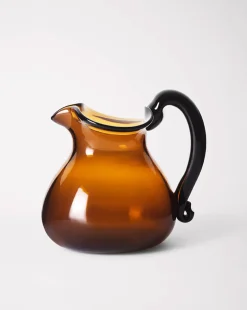 Mundblæst Glaskande • Murano • Brun