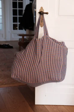 Net • Hør • Vichy Sienne Bleu