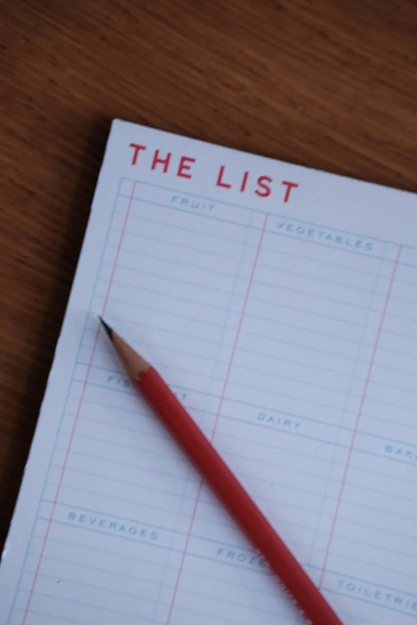 Notesbog • Indkøbsliste • 50 sider