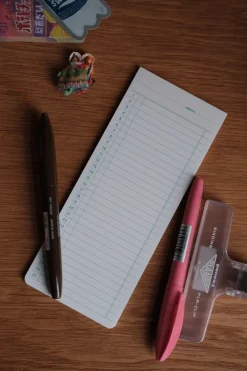 Notesbog • Post-It • Kalender • Måned • Hvid