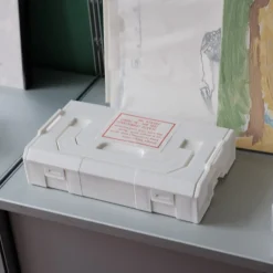 Opbevaring • Værktøjskasse • Stabelbar • Hvid