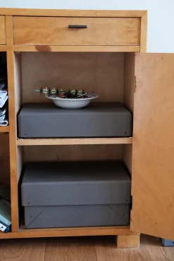 Opbevaringskasse • ELVO x DORA • Grå • A4 høj