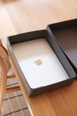 Opbevaringskasse • ELVO x DORA • Grå • A4 lav