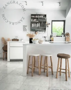 Porcelænslampe • Hvid • 001