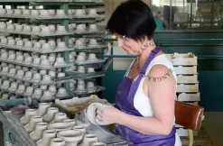 Porcelænslampe • Hvid • 001