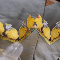 Påskepynt • Papirguirlande • Kyllingepar