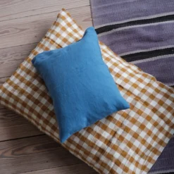 Pudevår • Hør • 30x40 • Bleu Atlantique • Blå