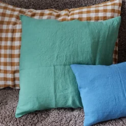 Pudevår • Hør • 30x40 • Bleu Atlantique • Blå