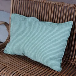 Pudevår • Hør • 50x70 • Grøn Strib