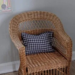 Pudevår • Hør • 30x40 • Hør Blå Gingham