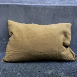 Pudevår • Hør • 50x70 • Moutarde • Sennepsgul