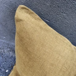 Pudevår • Hør • 50x70 • Moutarde • Sennepsgul