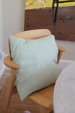 Pudevår • Hør • 50x50 • Pistacie • Lysegrøn