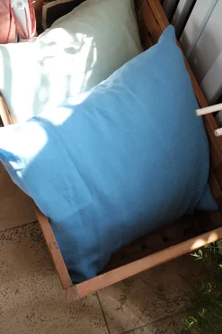 Pudevår • Hør • 50x50 • Pistacie • Lysegrøn