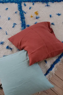 Pudevår • Hør • 50x50 • Sauge