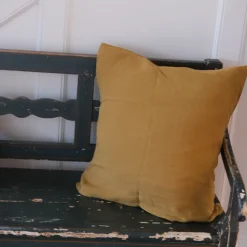 Pudevår • Hør • 50x50 • Tabacco