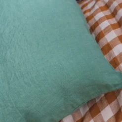 Pudevår • Hør • 50x70 • Vert Emeraude • Grøn