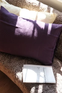 Pudevår • Hør • 50x70 cm • Raisin • Lilla