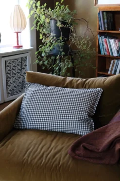 Pudevår • Hør • 50x70 cm • Vichy Marron