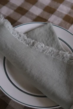 Serviet • Hør • Fenouil • Fennikel med frynser