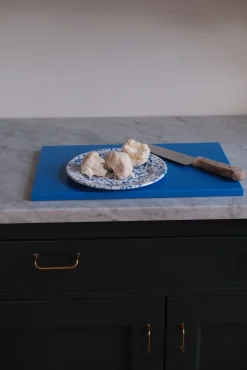 Side Tallerken • Emalje • Splatter blå • UDGÅR