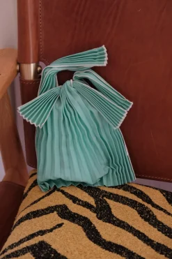 Taske • Plisseret • Bio nedbrydelig • Mini • Mint