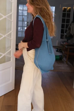 Taske • Plisseret • Bio nedbrydelig • Indkøb • Petrolium