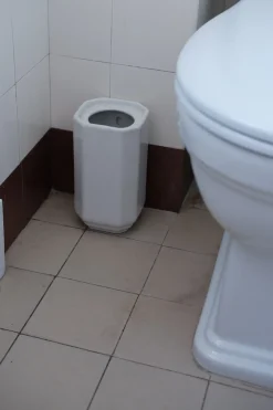 Toilet Børste Holder • Keramik • Firkantet