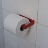 Toiletrulleholder • Metal • Rød