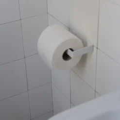 Toiletrulleholder • Metal • Hvid