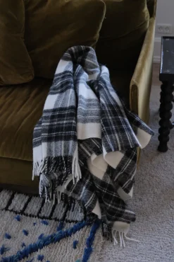 Tweedmill Uldtæppe • Grey Dress Stewart