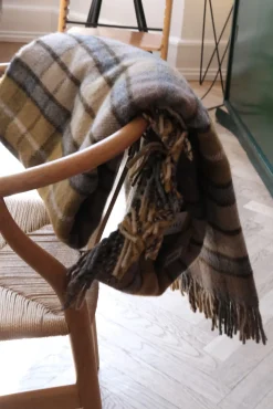 Tweedmill Uldtæppe • Natural Buchanan