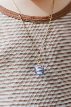 Vedhæng til halskæde • Murano • Blå + Boudeaux