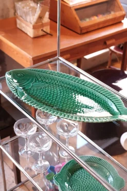 Vintage • Fad • Sarreguemines Fajence • Fisk