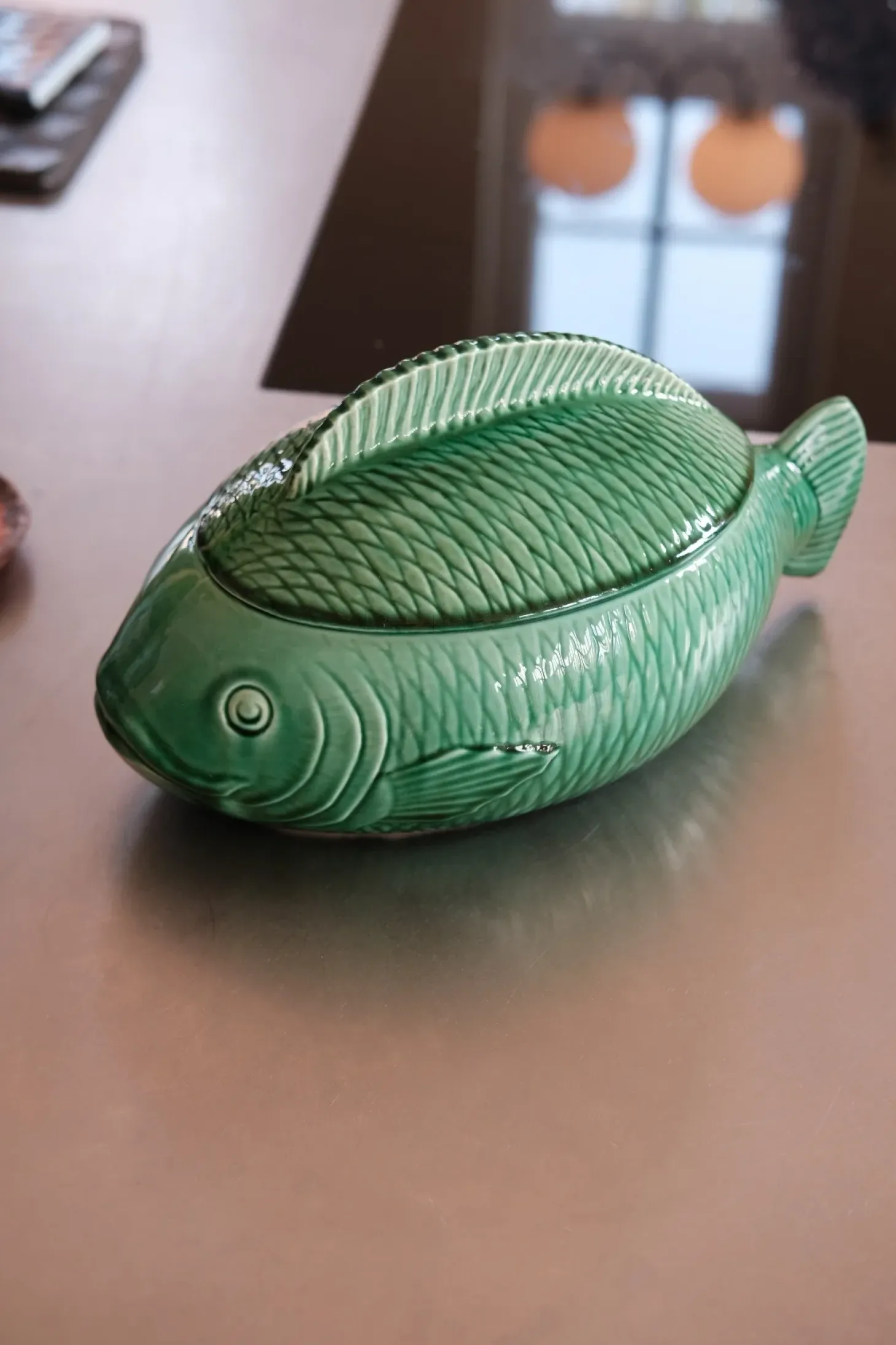 Vintage • Terrin • Sarreguemines Fajence • Fisk