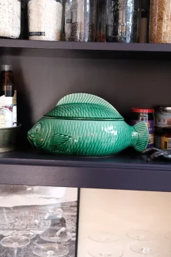 Vintage • Terrin • Sarreguemines Fajence • Fisk