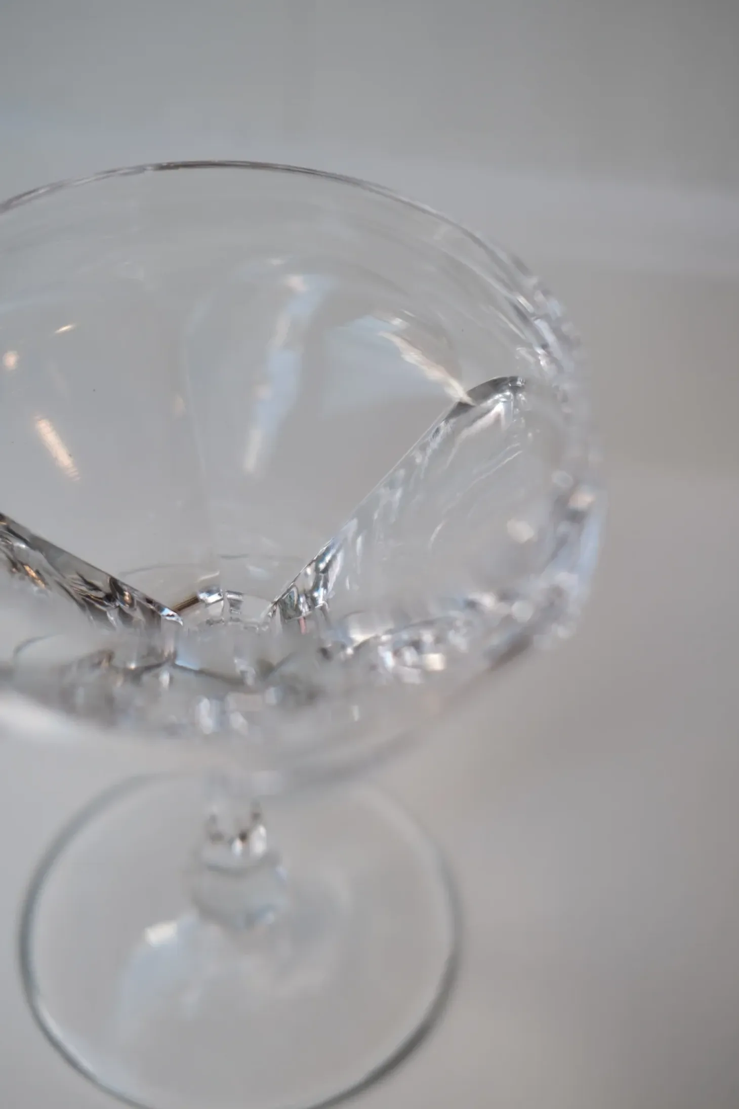 Vintage Champagneskål • Glas • 12,5 cm