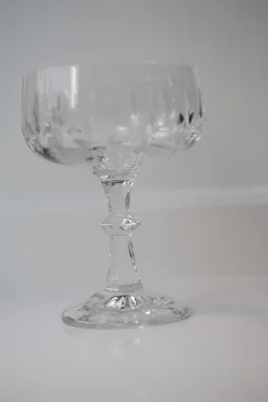 Vintage Champagneskål • Glas • 13 cm