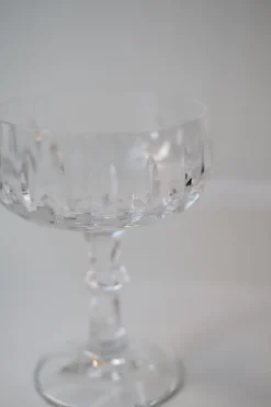 Vintage Champagneskål • Glas • 13 cm