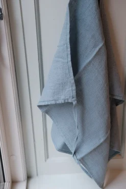 Viskestykke • Hør • Mini Forklæde • Vaflet Bleu Scandinave